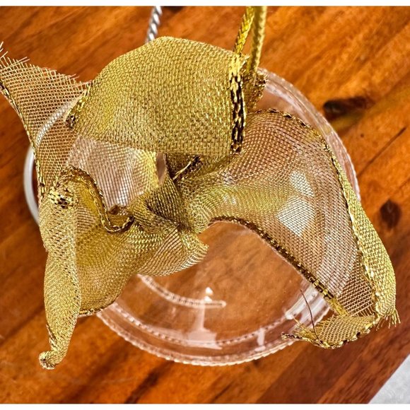 Lenox American By Design Blown Glass Ball Swirl Ornament 2012 Christmas Wedding - Picture 7 of 12